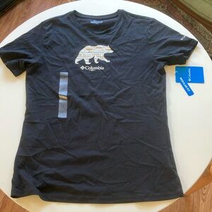 NWT Columbia regular fit bear tee